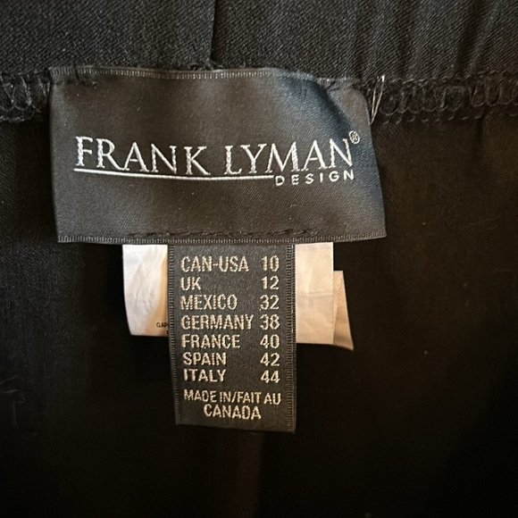 Frank Lyman black stretchy pencil skirt, size 10 - Picture 3 of 4
